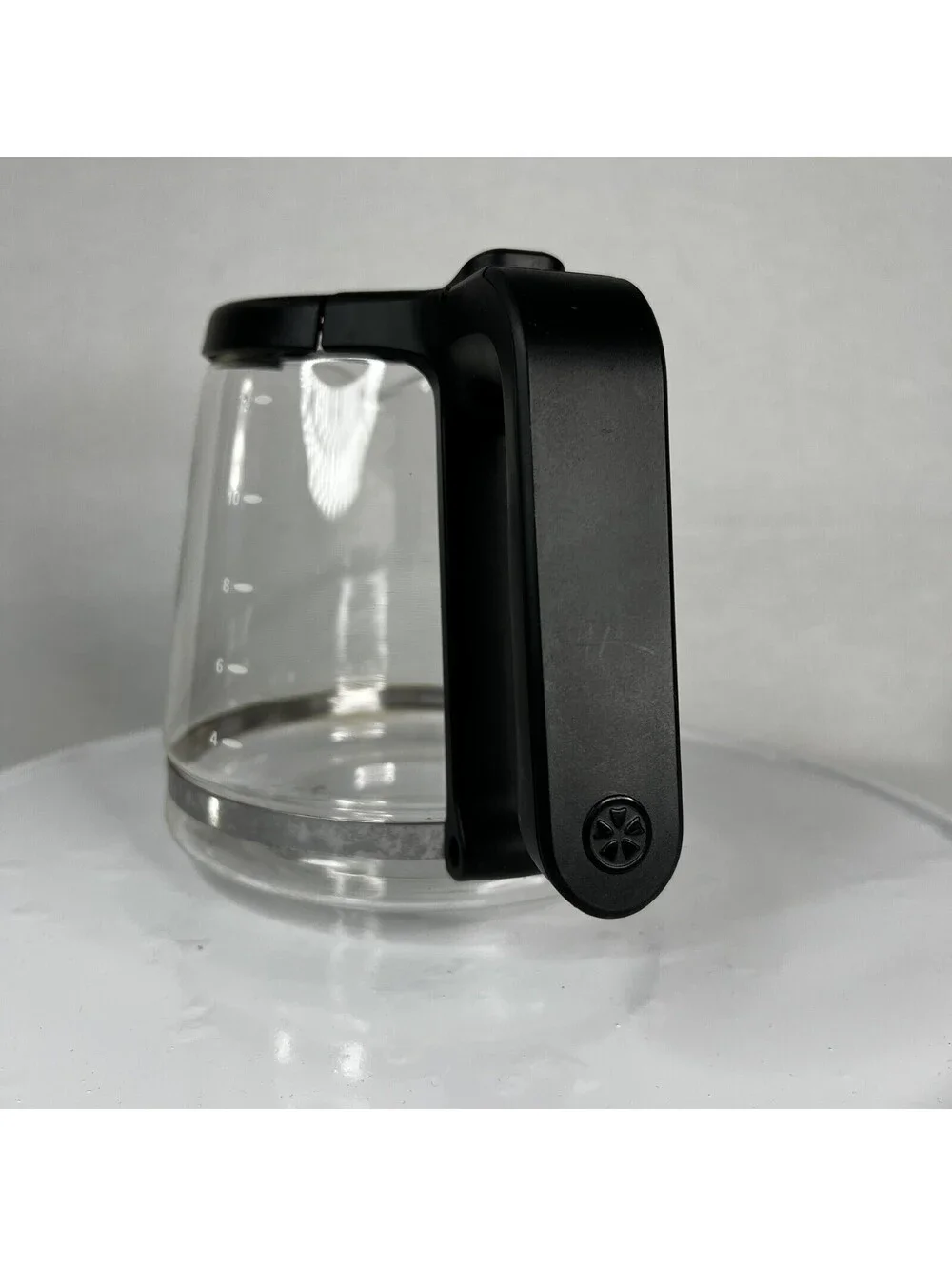 MR COFFEE 12-Cup Glass Carafe Pot Replacement with Black Lid & Handle